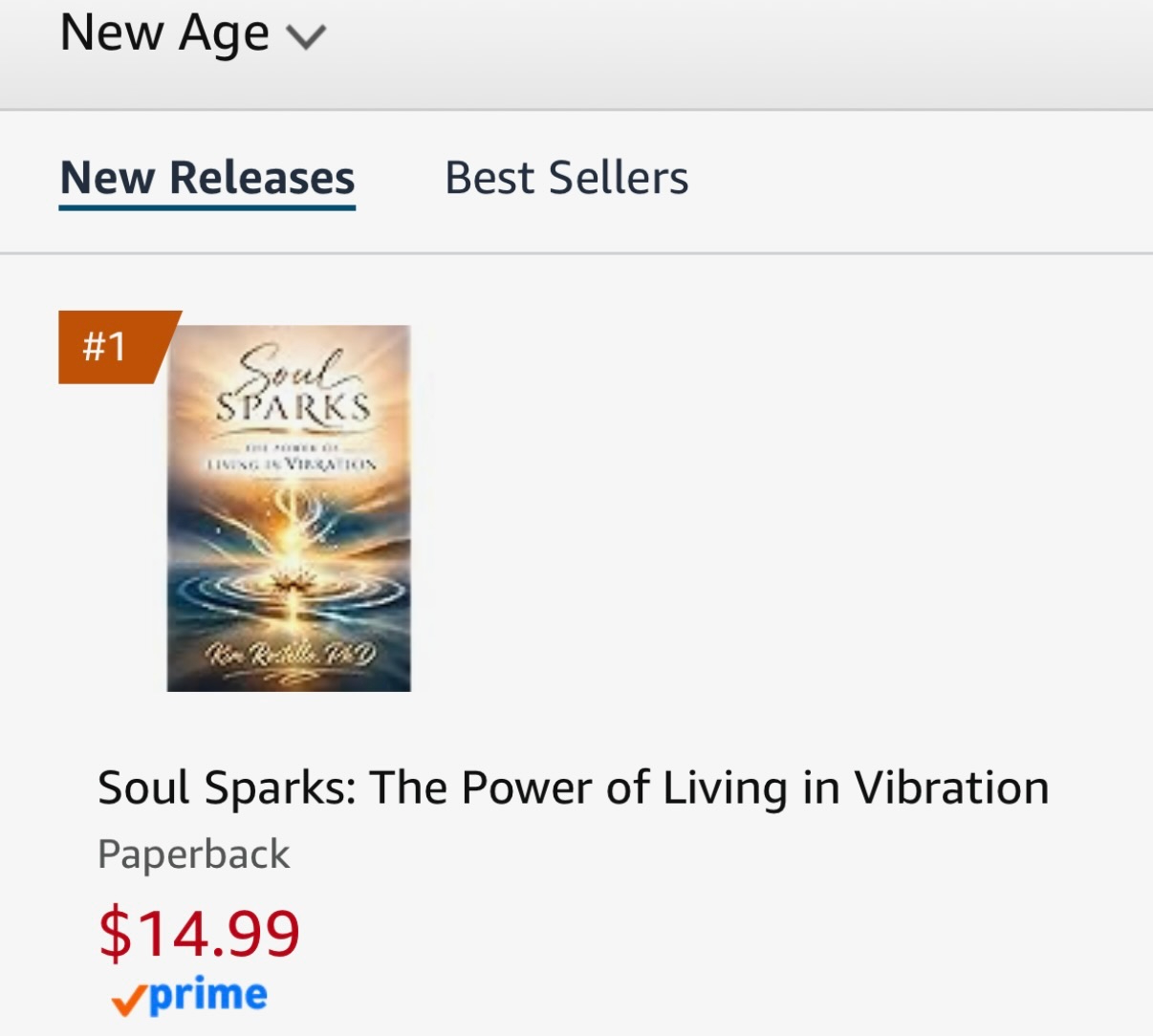 Soul Sparks #1 on Amazon