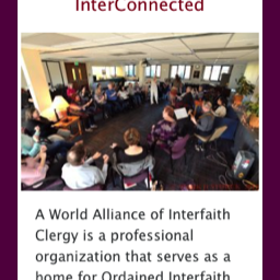 A World Alliance of Interfaith Clergy - Phone Portrait